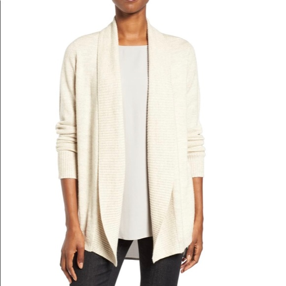 Eileen Fisher Merino Wool Open Front Cardigan 3X - Picture 7 of 7